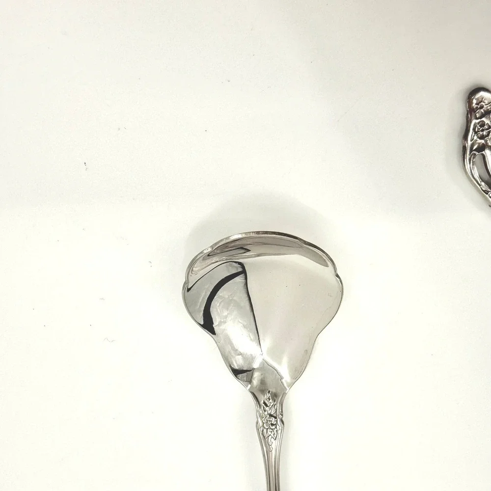 Oneida Distinction Deluxe Raphael Stainless Steel Sugar Shell Spoon Butter Knife